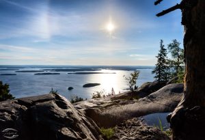 Bild auf den Pielinen vom Koli aus