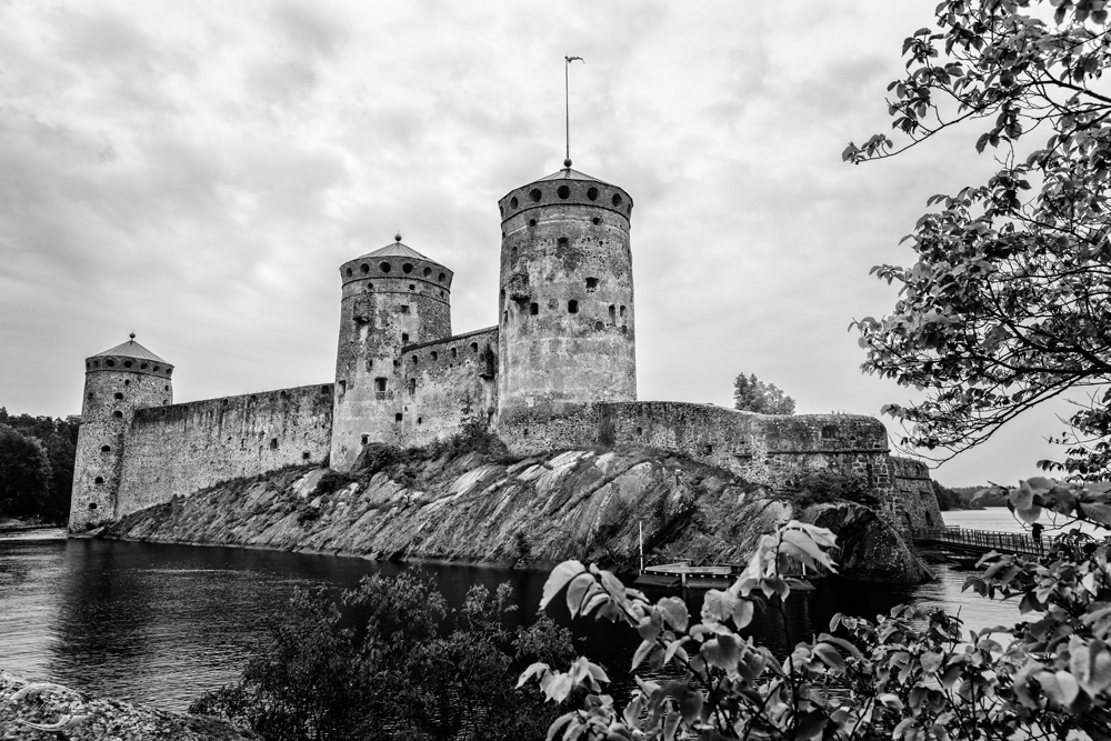 Bild einer Festung im Wasser