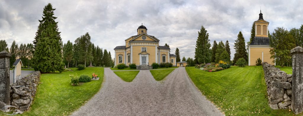 Blick auf eine Kirch