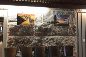 Bild der Ausstellung im Restaurant in Sieravuori