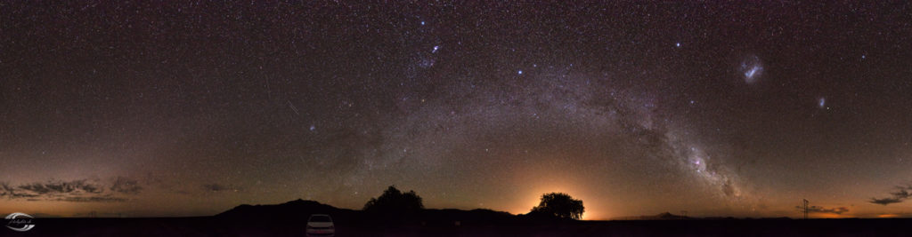 Panorama des Sternenhimmels